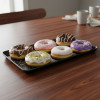 Melamine Big Black Rectangular Tray for Serving Food
