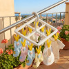 Square shaped baby 8 clips hanger