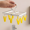 Square shaped baby 8 clips hanger