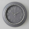 Heritage Prague2 18 INCH Gray Silver Wall Clock