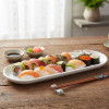Crown Melamine White Platter One Piece for Serving Food