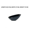 Alpine Melamine Black Bowl Small for Serving Food