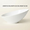 Alpine Melamine White Bowl Large for Serving Food