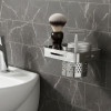 Wall Mounted Stainless Steel Brush Holder