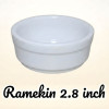Melamine 2.8 Inch Ramekin White Bowl Serving Bowl