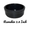 Melamine 2.8 Inch Ramekin Black Bowl Serving Bowl