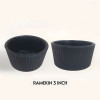Melamine 3 Inch Ramekin Black Bowl Serving Bowl