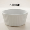 Melamine 5 Inch Ramekin White Bowl Serving Bowl