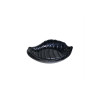 Melamine Black Leaf Small Platter For Serving