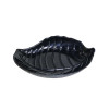 Melamine Black Leaf Medium Platter For Serving