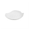 Melamine White Leaf Medium Platter For Serving