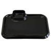 Melamine BBQ Platter Black Serving Plate
