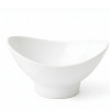 Melamine Lotus Large Serving White Bowl