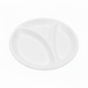 Melamine Euro Divider White Serving Dish