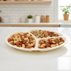 Melamine Euro Divider Cream Serving Dish