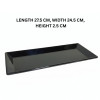 Melamine Craft Black Serving Platter