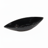 Melamine Fresco Black Oval Serving Bowl