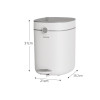 ECOCO Pedal Garbage Can for Home & Office