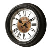 Heritage 11 Inch Squat Roman Coffee Wall Clock