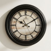 Heritage 11 Inch Squat Black Numerical Wall Clock