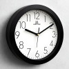 Heritage 10 Inch Squat 2 Numeric Back Wall Clock