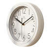 Heritage 10 Inch Squat 2 Numeric White Wall Clock