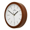Heritage 10 Inch Squat 2 Plain Brown Wall Clock