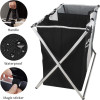 3 Compartment Foldable Laundry Storage Basket