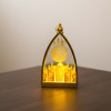 LED Metal Lantern Vintage Decorative Lamp