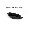 Melamine Medium Black Serving Tray