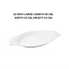 Melamine Large White Serving Tray