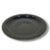 Melamine 6.5 Inch Black Tulip Saucer