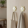 2 Pcs Sunflower Hooks Self Adhesive Decorative Wall Hooks