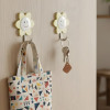 2 Pcs Sunflower Hooks Self Adhesive Decorative Wall Hooks
