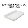 Melamine White Small Serving Tray