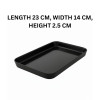 Melamine Black Small Serving Tray