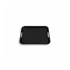Melamine Black Small Square Serving Tray