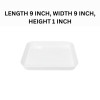 Melamine White Vista Large Serving Tray