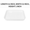 Melamine White Vista XLarge Serving Tray
