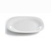 Melamine 11 Inch White Serving Plate