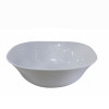 Melamine 9 Inch White Serving Bowl