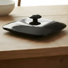 Melamine Black Square Serving Bowl's Lid