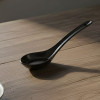 Melamine Black Serving Soup Spoon