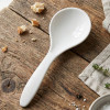 Melamine White Serving Curry Spoon