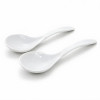 Melamine White Serving Curry Spoon