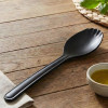 Melamine Black Serving Rice Flat Spoon