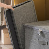 Foldable Linen Storage Box With Double Zipper