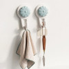 2 Pcs Suction Flower Hooks Self Adhesive Heavy Duty