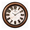 Heritage 22 Inch Dynamite Coffee Brown 3D Wall Clock