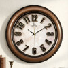Heritage 22 Inch Dynamite Coffee Brown 3D Wall Clock